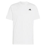 Men's Club Graphic Tennis Tee White and Dash Grey,Apparel,Adidas,White/Dash Grey,XS,Tennis Express,KS8271-1