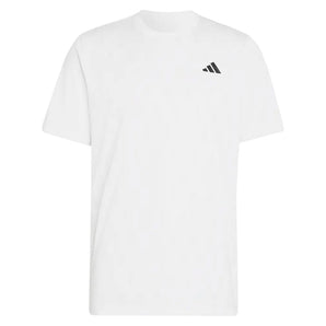 Men's Club Graphic Tennis Tee White and Dash Grey,Apparel,Adidas,White/Dash Grey,XS,Tennis Express,KS8271-1