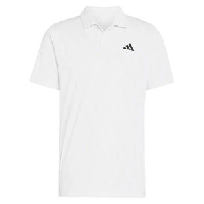 Men's Club Graphic Tennis Polo White and Dash Grey,Apparel,Adidas,White/Dash Grey,XS,Tennis Express,KS8274-1
