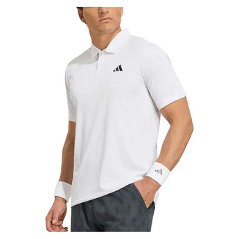 Men's Club Graphic Tennis Polo White and Dash Grey,Apparel,Adidas,,,Tennis Express,KS8274-3