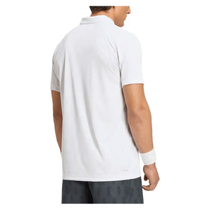 Men's Club Graphic Tennis Polo White and Dash Grey,Apparel,Adidas,,,Tennis Express,KS8274-4