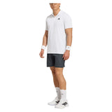 Men's Club Graphic Tennis Polo White and Dash Grey,Apparel,Adidas,,,Tennis Express,KS8274-5
