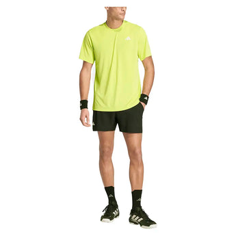 Men's Club Tennis Tee Semi Frozen Lemon,Apparel,Adidas,,,Tennis Express,KS8277-5