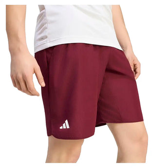 Men's Club 7 Inch Tennis Shorts Maroon,Apparel,Adidas,,,Tennis Express,KS8299-3
