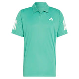 Men's Club 3 Stripe Tennis Polo Semi Court Green,Apparel,Adidas,Semi Court Green,XS,Tennis Express,KS8303-1