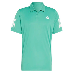 Men's Club 3 Stripe Tennis Polo Semi Court Green,Apparel,Adidas,Semi Court Green,XS,Tennis Express,KS8303-1