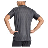 Men's Club Graphic Tennis Tee Carbon and Black,Apparel,Adidas,,,Tennis Express,KS8307-4