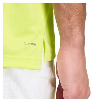 Men's Club Tennis Polo Semi Frozen Lemon,Apparel,Adidas,,,Tennis Express,KS8315-7