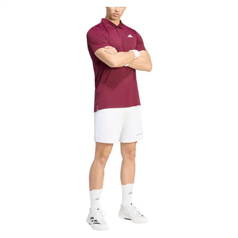 Men's Club Tennis Polo Maroon,Apparel,Adidas,,,Tennis Express,KS8316-5