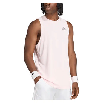 Men's New York Sleeveless Tennis Top Distilled Pink,Apparel,Adidas,,,Tennis Express,KU6047-3