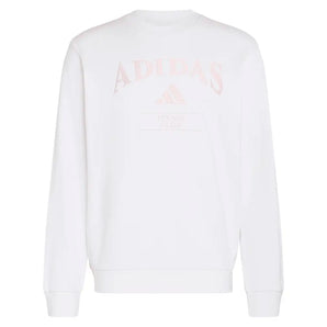 Men's Classic Graphic Tennis Pullover White,Apparel,Adidas,White,XS,Tennis Express,KV0782-1