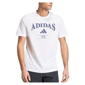 Men's Classic Graphic Tennis Tee White,Apparel,Adidas,,,Tennis Express,KV0784-3