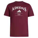 Men's Classic Graphic Tennis Tee Maroon,Apparel,Adidas,Maroon,XS,Tennis Express,KV0785-1