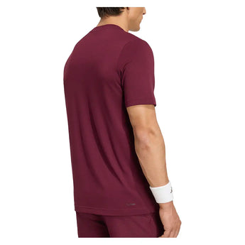 Men's Classic Graphic Tennis Tee Maroon,Apparel,Adidas,,,Tennis Express,KV0785-4