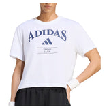 Women's Classics Heritage Graphic Tennis Top White,Apparel,Adidas,,,Tennis Express,KV0787-1