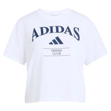 Women's Classics Heritage Graphic Tennis Top White,Apparel,Adidas,White,XS,Tennis Express,KV0787