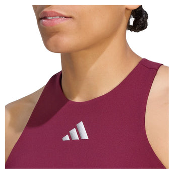 Women's GameSet Silver Y Tennis Tank Maroon,Apparel,Adidas,,,Tennis Express,KV3337-3