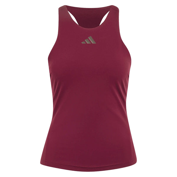 Women's GameSet Silver Y Tennis Tank Maroon,Apparel,Adidas,Maroon,XS,Tennis Express,KV3337