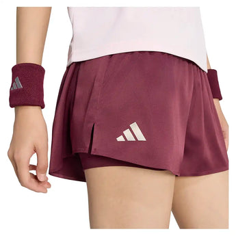 Women's New York Pro Tennis Shorts Maroon,Apparel,Adidas,,,Tennis Express,KV7704-6
