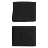 Unisex Small Tennis Wristbands Black and Iron,Accessories,Adidas,,,Tennis Express,KV9219-1