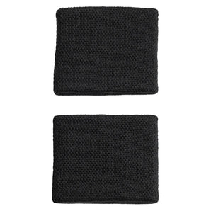 Unisex Small Tennis Wristbands Black and Iron,Accessories,Adidas,,,Tennis Express,KV9219-1