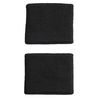 Unisex Small Tennis Wristbands Black and Iron,Accessories,Adidas,,,Tennis Express,KV9219-1