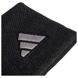 Unisex Small Tennis Wristbands Black and Iron,Accessories,Adidas,,,Tennis Express,KV9219-2