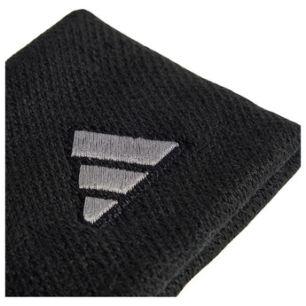 Unisex Small Tennis Wristbands Black and Iron,Accessories,Adidas,,,Tennis Express,KV9219-2