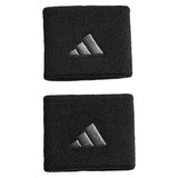 Unisex Small Tennis Wristbands Black and Iron,Accessories,Adidas,Black/Iron,One Size,Tennis Express,KV9219