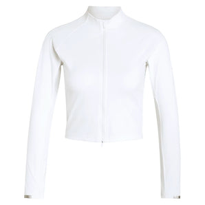 Women's London Pro Long Sleeve Tennis Top White,Apparel,Adidas,White,XS,Tennis Express,KW1925