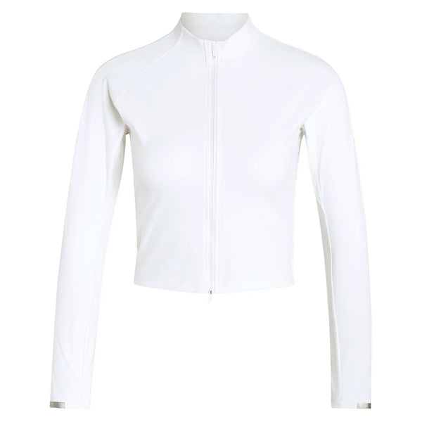 Women's London Pro Long Sleeve Tennis Top White,Apparel,Adidas,White,XS,Tennis Express,KW1925