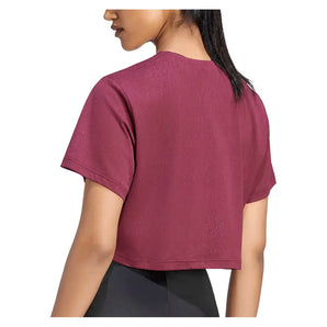Women's New York Pro Tennis Tee Maroon,Apparel,Adidas,,,Tennis Express,KW4421-4