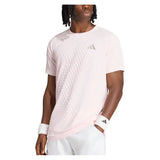 Men's New York Freelift 3D Pro Tennis Tee Distilled Pink,Apparel,Adidas,,,Tennis Express,KW6021-3