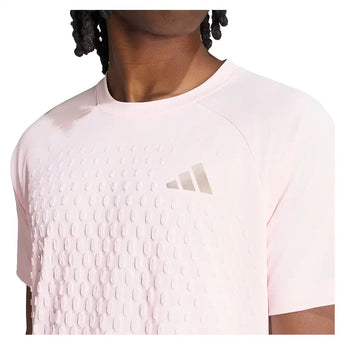 Men's New York Freelift 3D Pro Tennis Tee Distilled Pink,Apparel,Adidas,,,Tennis Express,KW6021-6