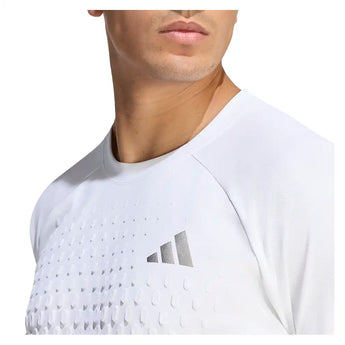 Men's New York Freelift 3D Pro Tennis Tee White,Apparel,Adidas,,,Tennis Express,KW6022-6