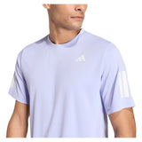 Men's Club 3 Stripe Tennis Tee Violet Tone,Apparel,Adidas,,,Tennis Express,KW7619-6