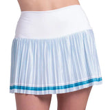 Women's Renew 14.5 Inch Tennis Skort Baltic and White,Apparel,K-Swiss,Baltic/White,XS,Tennis Express,KWB11-F26-B-3