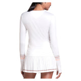 Women's Accelerate Long Sleeve Tennis Top Peach Frost-Apparel-K-Swiss-KWT25-66G835-3-Tennis Express