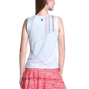 Women's Court Rush Tennis Tank Hazy-Apparel-K-Swiss-KWT57-50A533S25-1-Tennis Express
