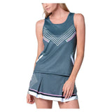 Women's Keyhole Tennis Tank Black-Apparel-K-Swiss-KWT65-45D001-1-Tennis Express
