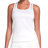 Women's Down Court Tennis Tank Peach Frost-Apparel-K-Swiss-KWT70-64G835-1-Tennis Express