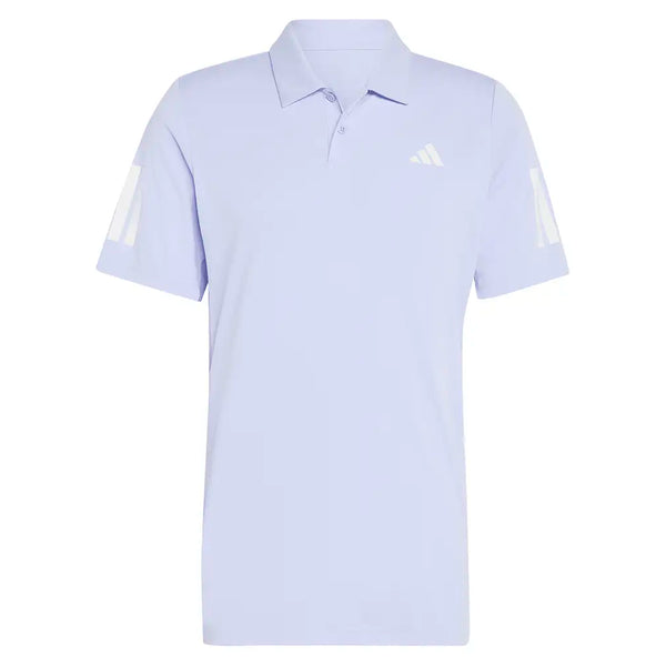 Men's Club 3 Stripe Tennis Polo Violet Tone,Apparel,Adidas,Violet Tone,XS,Tennis Express,KX2210-1