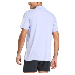 Men's Club 3 Stripe Tennis Polo Violet Tone,Apparel,Adidas,,,Tennis Express,KX2210-4