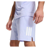 Men's Club 3 Stripe 9 Inch Tennis Short Violet Tone,Apparel,Adidas,,,Tennis Express,KX3756-3