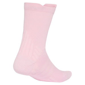 Unisex Cushioned Crew Tennis Socks Distilled Pink and White,Socks,Adidas,,,Tennis Express,KX6834-1