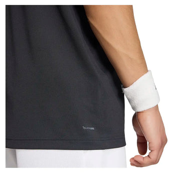 Men's Classics Tennis Tee Black,Apparel,Adidas,,,Tennis Express,KY8882-7