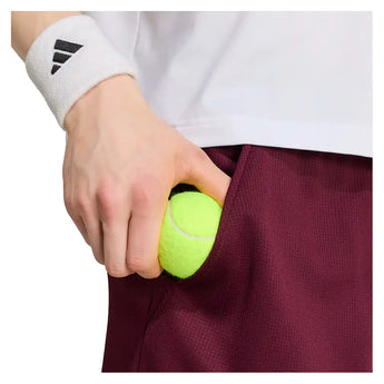 Men's Classics 9 Inch Tennis Shorts Maroon,Apparel,Adidas,,,Tennis Express,KY8885-6