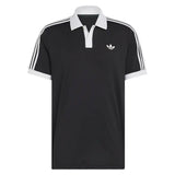 Men's Classics Tennis Polo Black and White,Apparel,Adidas,Black/White,XS,Tennis Express,KY8886-1