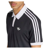 Men's Classics Tennis Polo Black and White,Apparel,Adidas,,,Tennis Express,KY8886-6