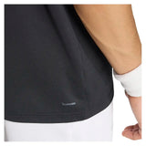 Men's Classics Tennis Polo Black and White,Apparel,Adidas,,,Tennis Express,KY8886-7